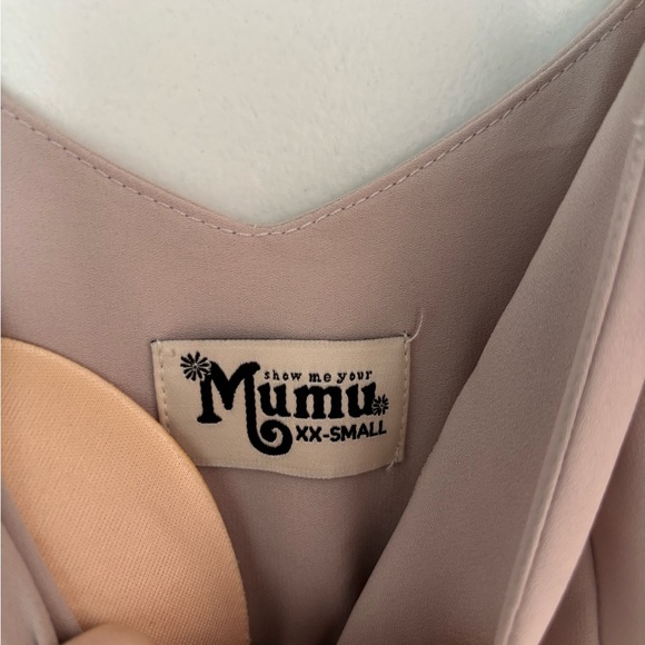 Show Me Your Mumu Faith Maxi Dress in Show Me the Ring Crisp color size XXS - Picture 4 of 5